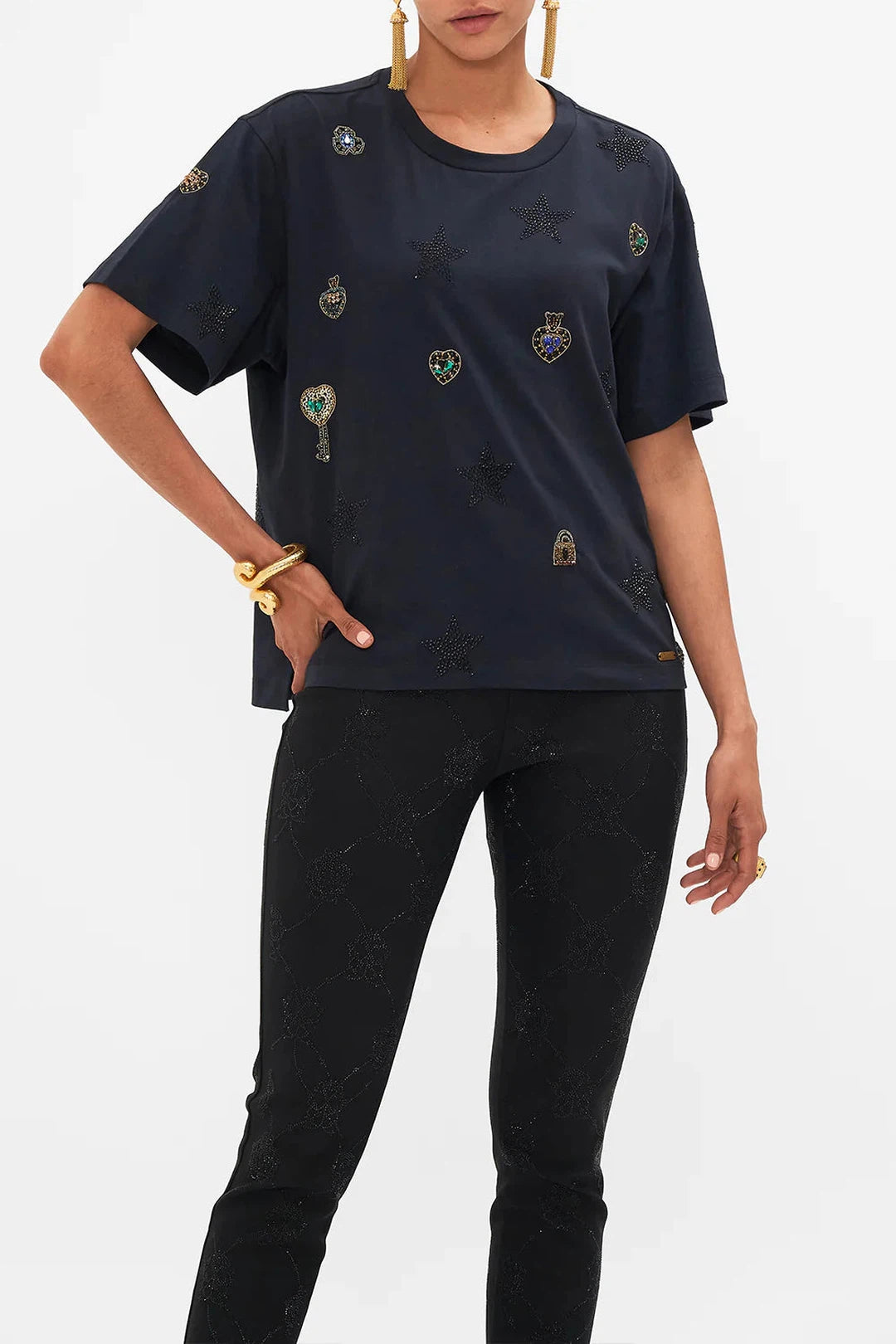 Embellished Classic Tee, Amsterglam