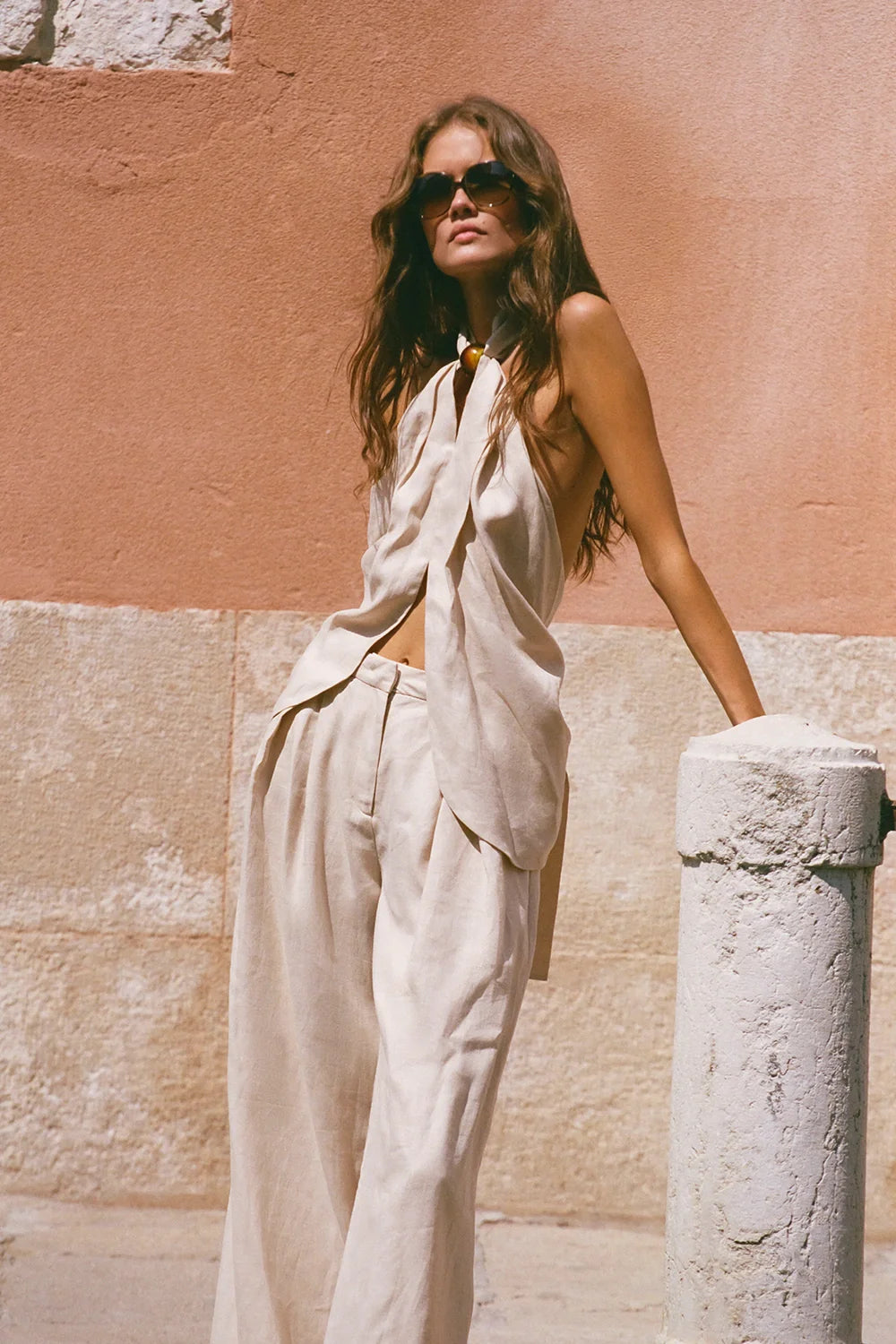 Biba halter top, panna