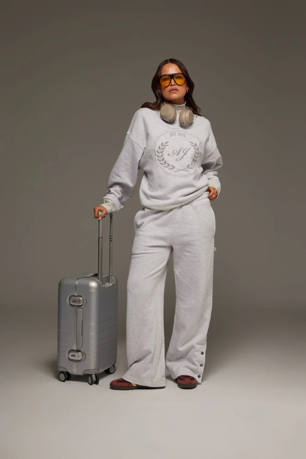 Snap hem trackpant, cloud