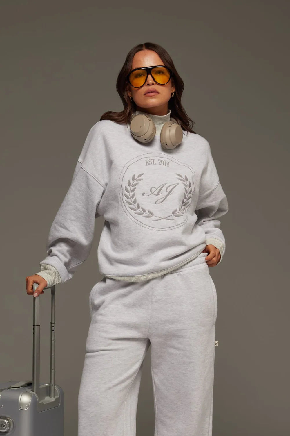 Snap hem trackpant, cloud