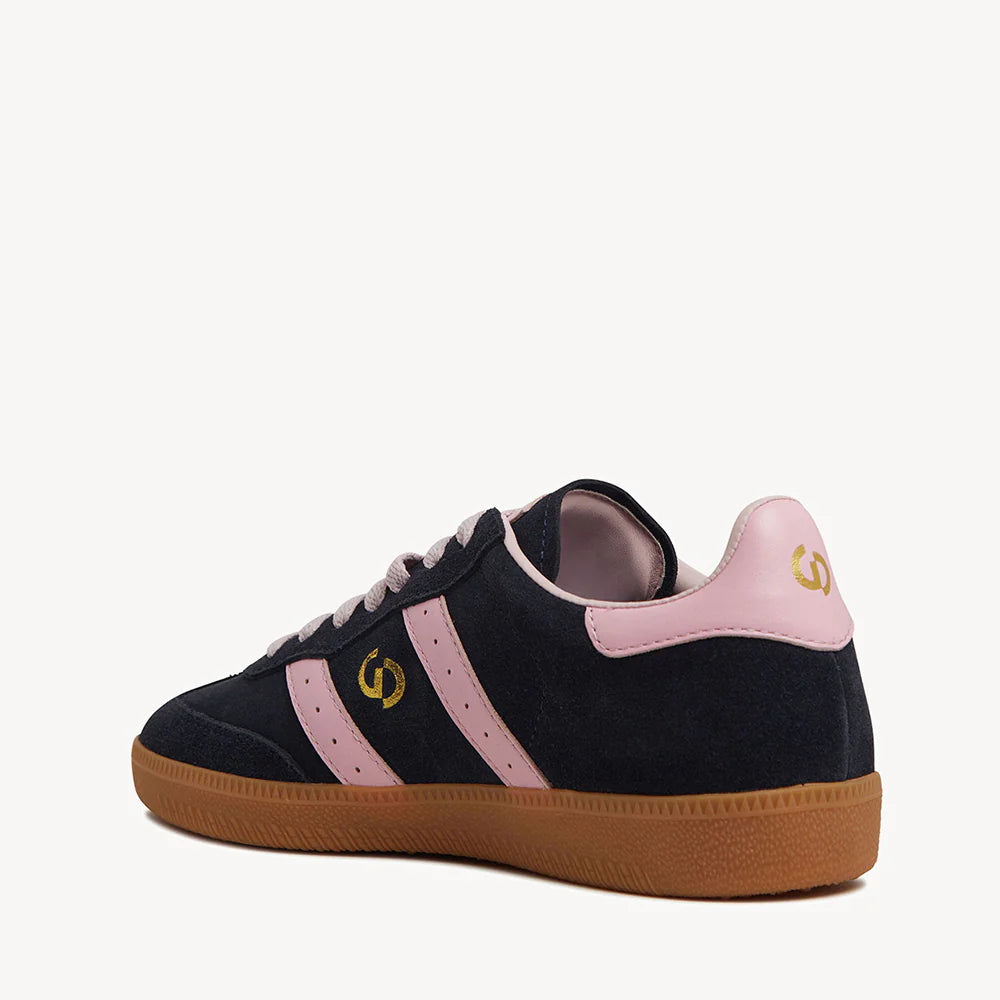 2001 parallel sneaker, navy/pink