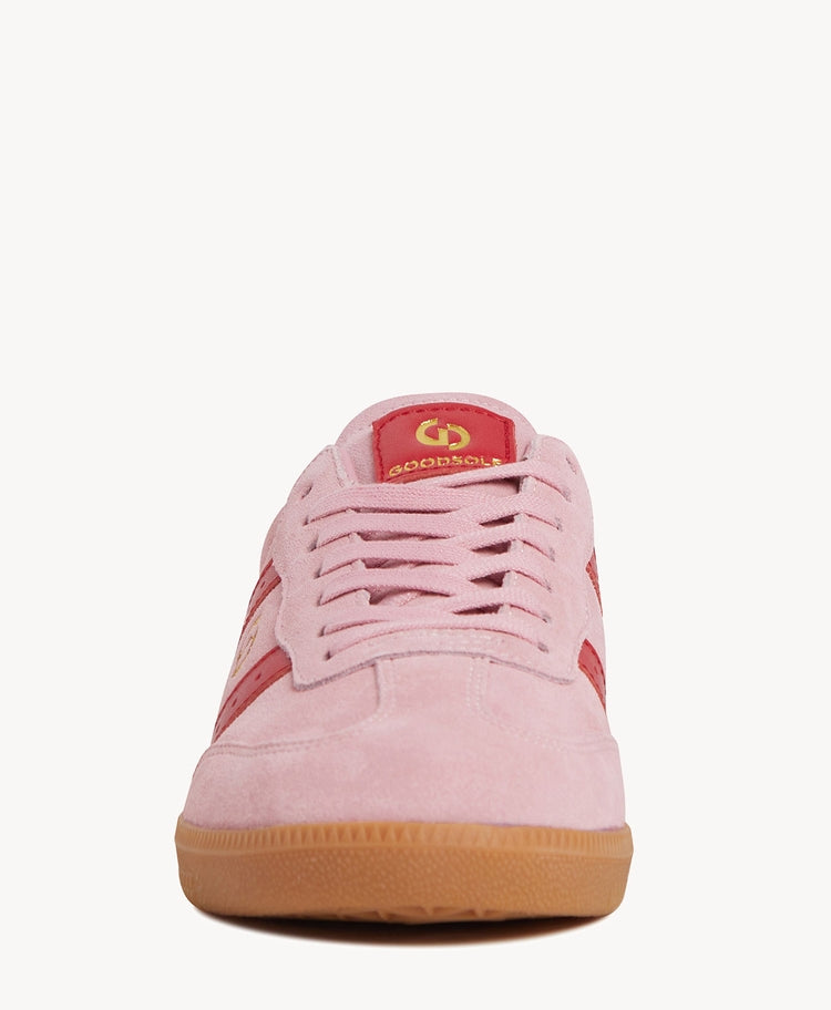 2001 parallel sneaker, pink/red