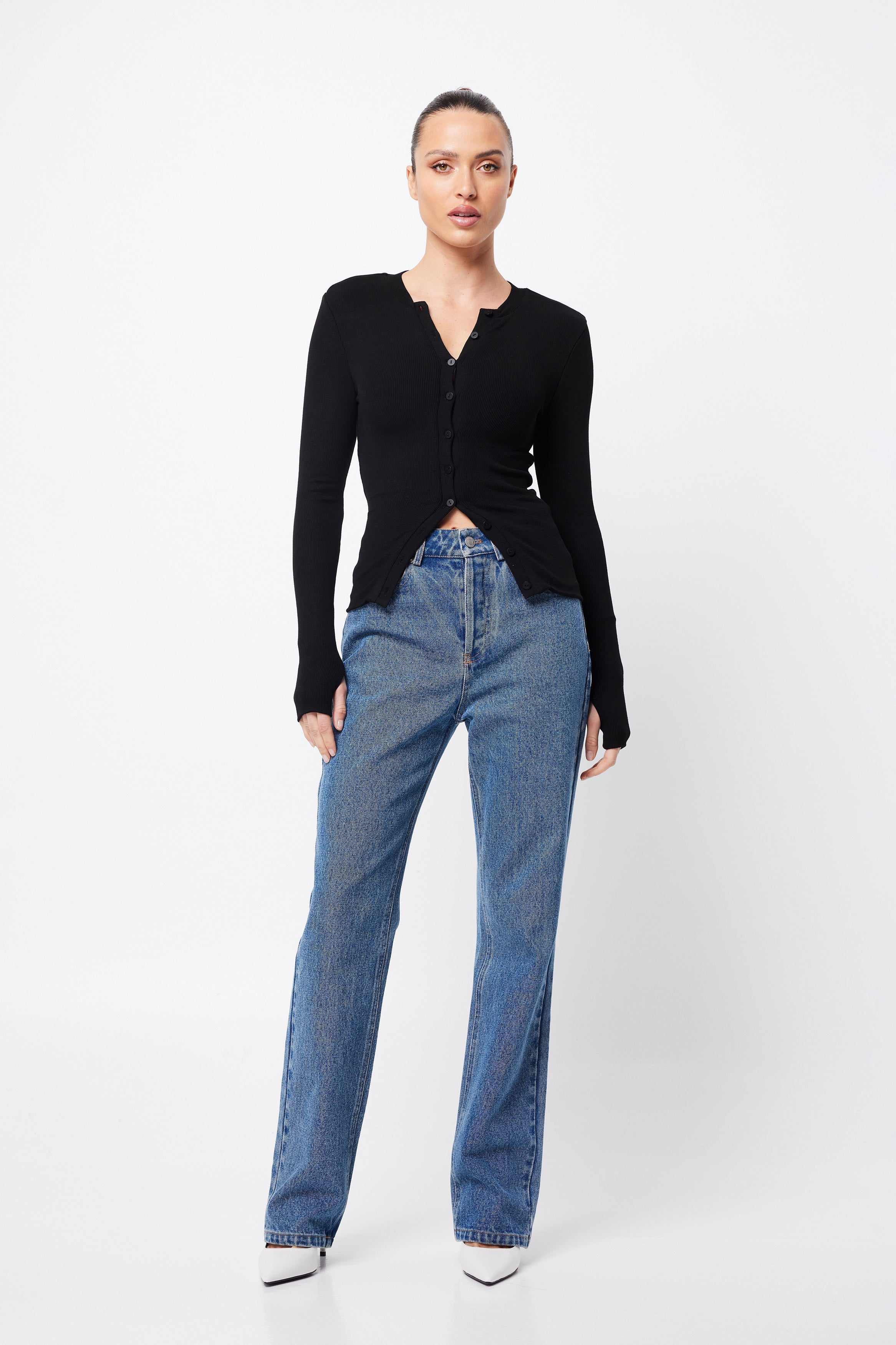 Lyon cardigan, black