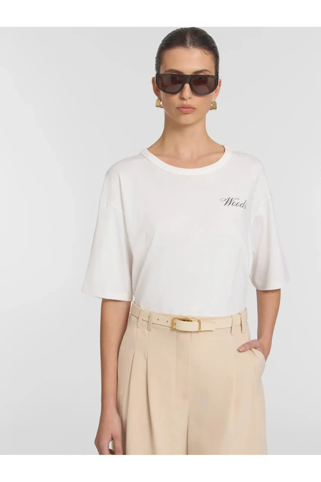 Club woods tee, white