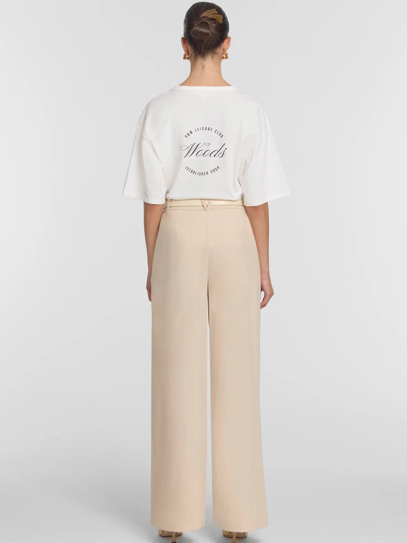 Club woods tee, white