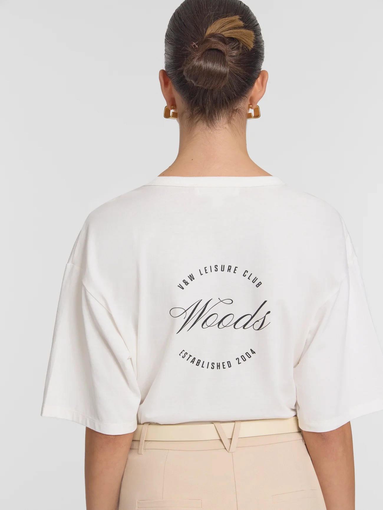 Club woods tee, white