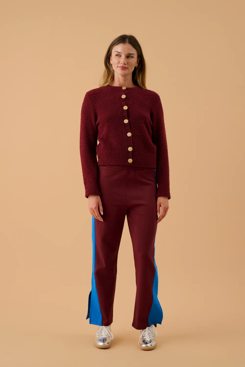 Saint Germain knit pant, chocolate truffle