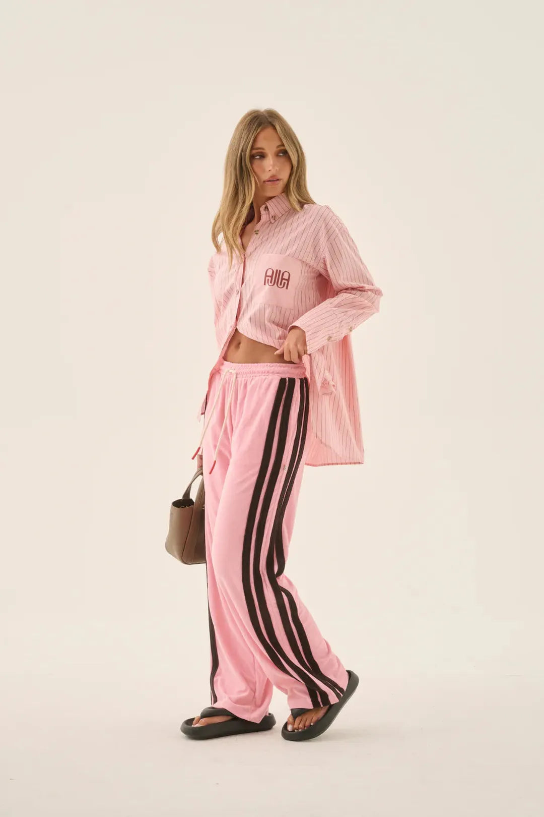 Aj terry pant, candy pink
