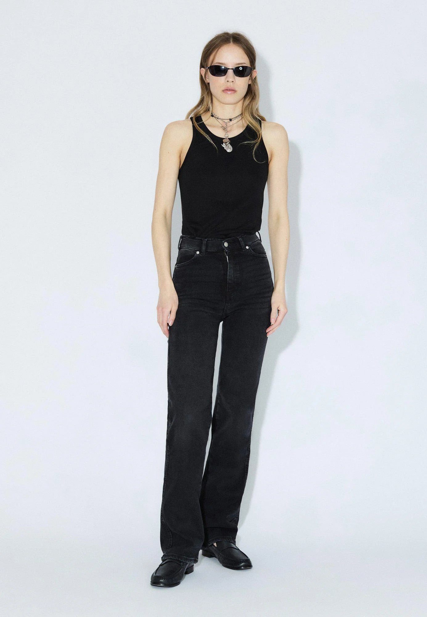 Moxy straight jeans, black mist