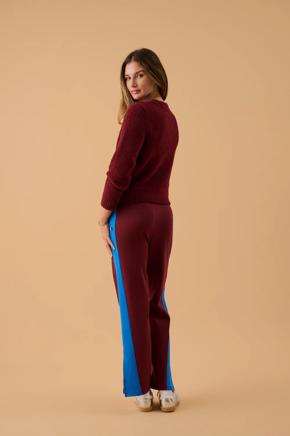 Sherpa cardigan, chocolate truffle