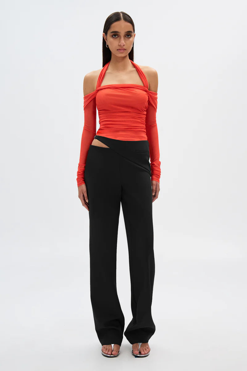 the sonnet mesh top, grenadine