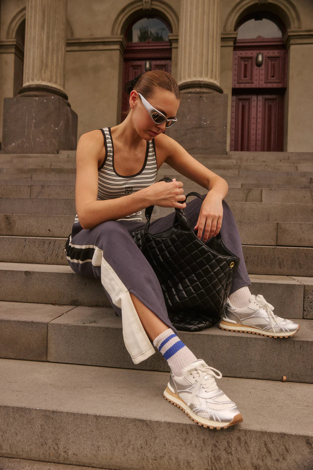 Parisienne trackpant, noir