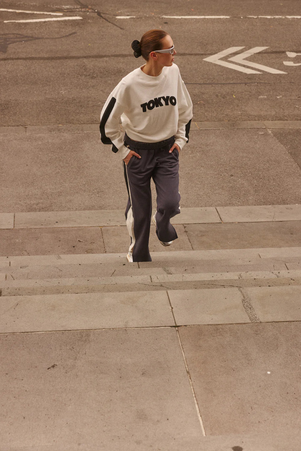 Parisienne trackpant, noir