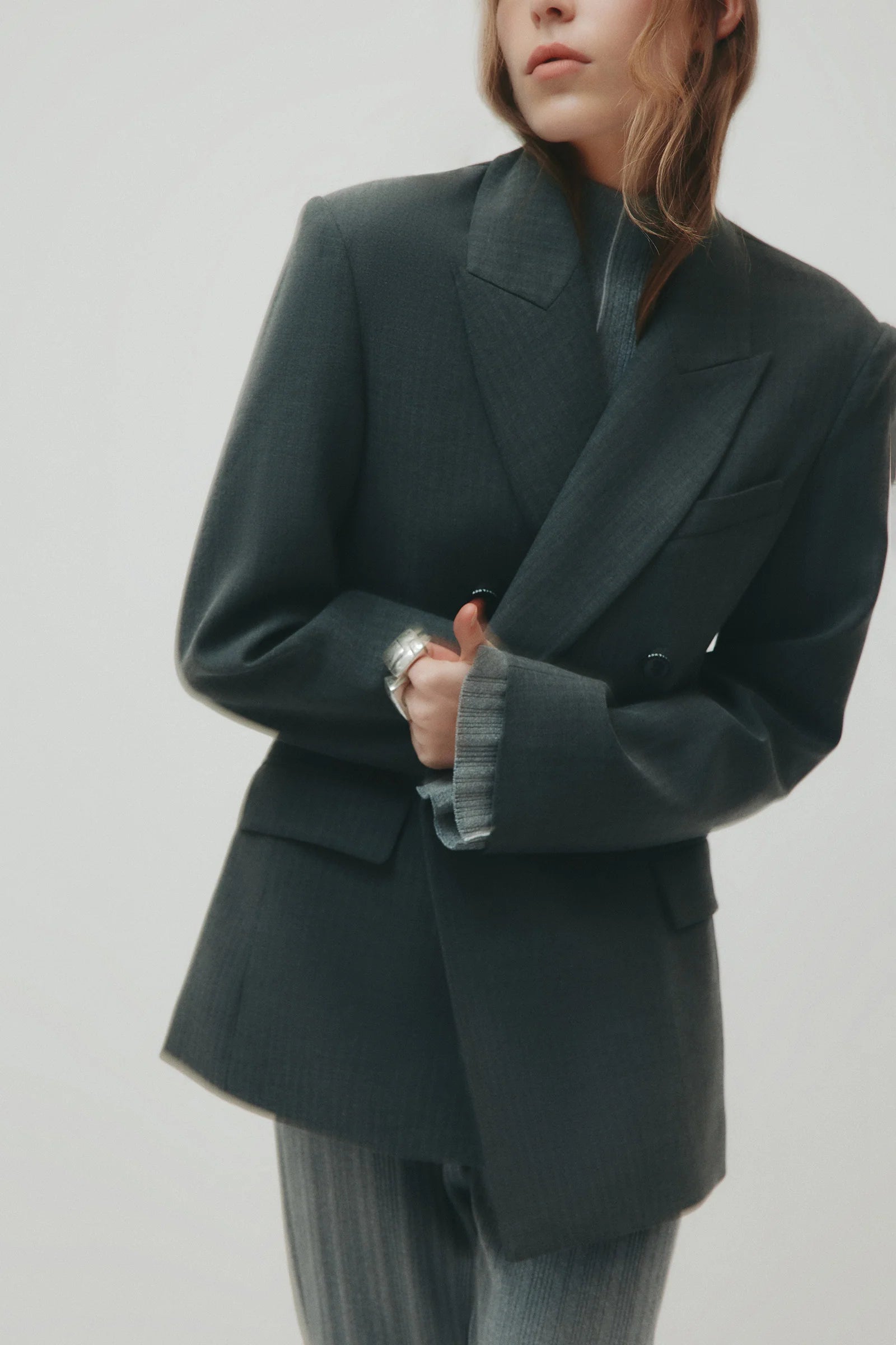 Fosca blazer, charcoal