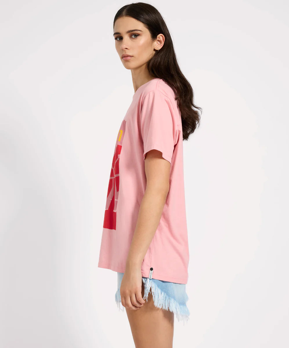 Caribbean boyfriend tee, pink