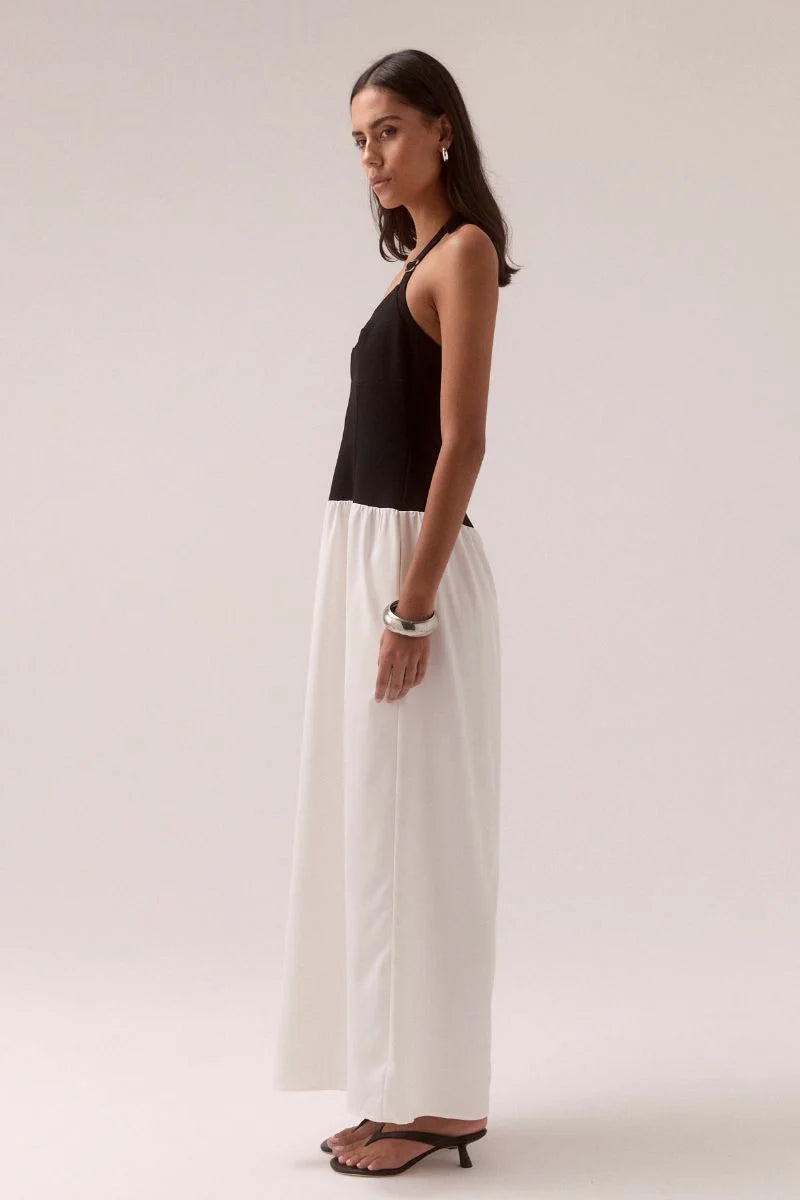 Demi dress, black/chalk