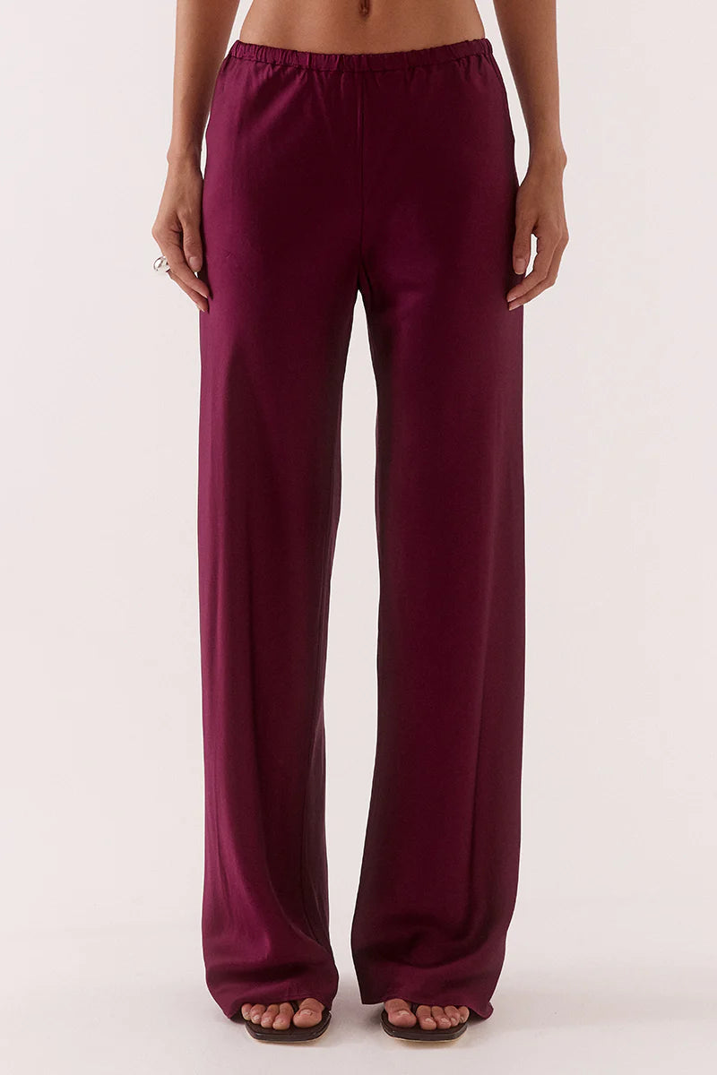 Blake bias pant, blackberry