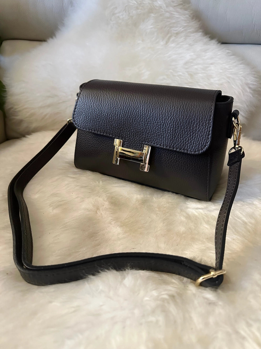 Heather crossbody bag, black