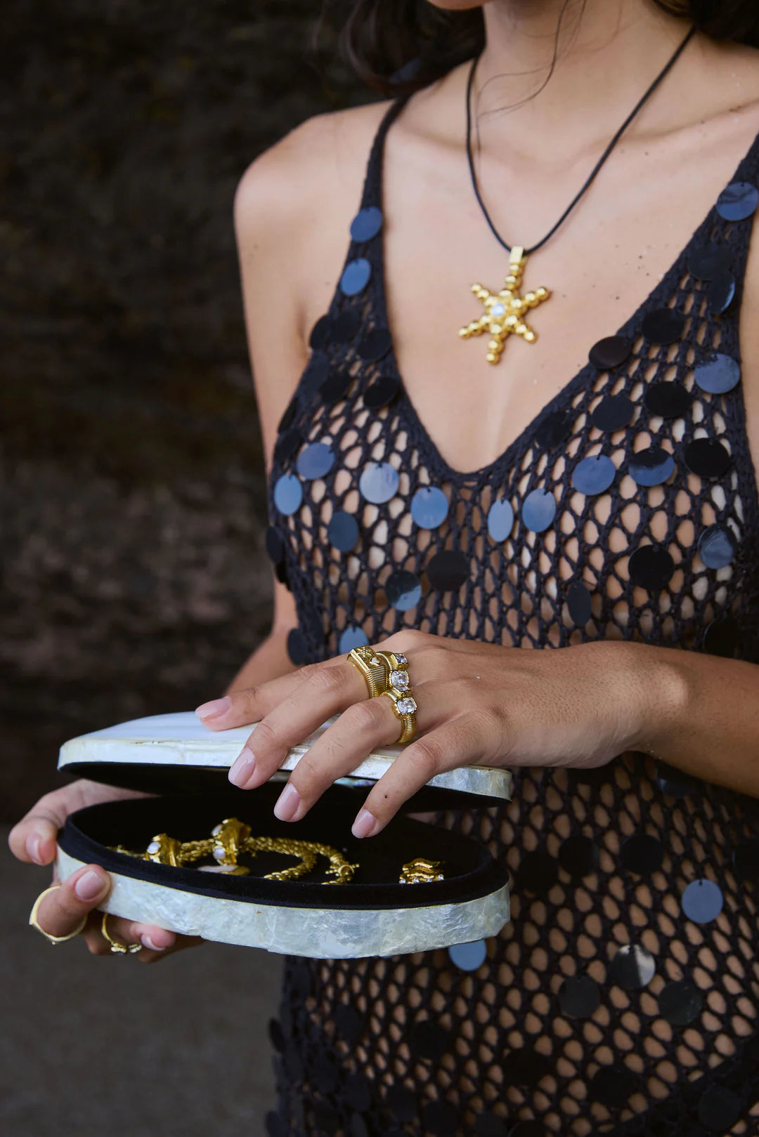 Maia ring, gold
