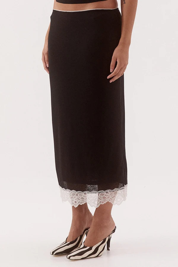 Harlow skirt, black/chalk