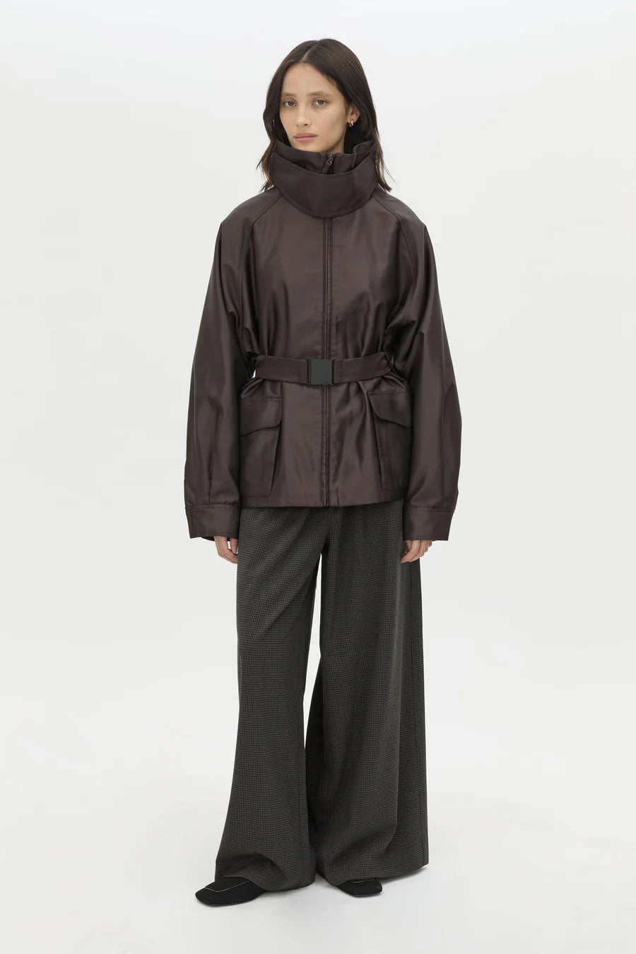 Drea puffer jacket, espresso