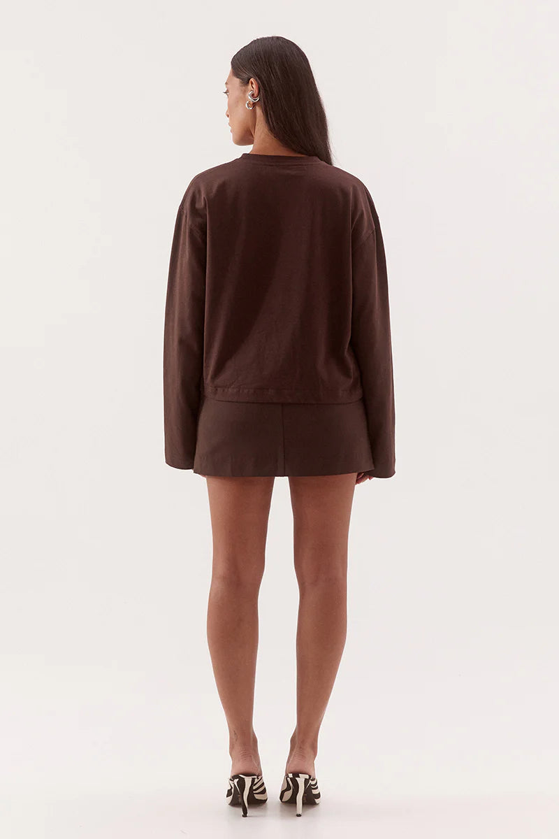 Izel longsleeve, espresso