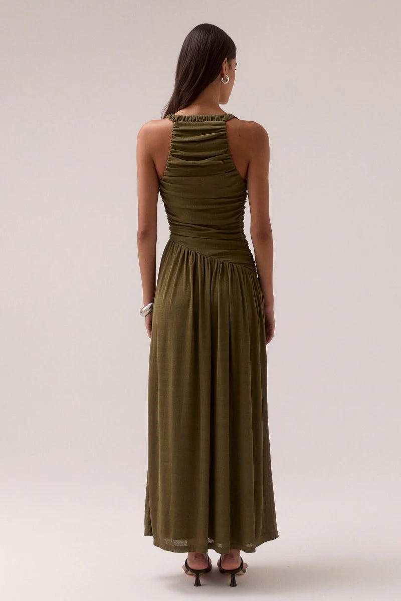 Rua dress, olive