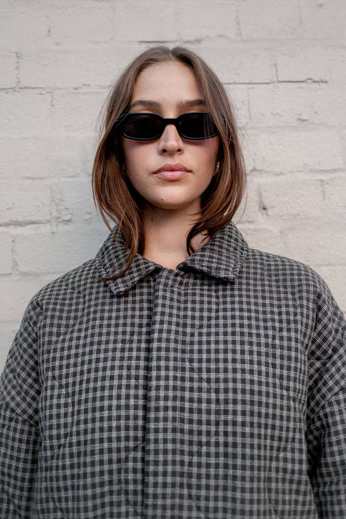 Matteo jacket, espresso check