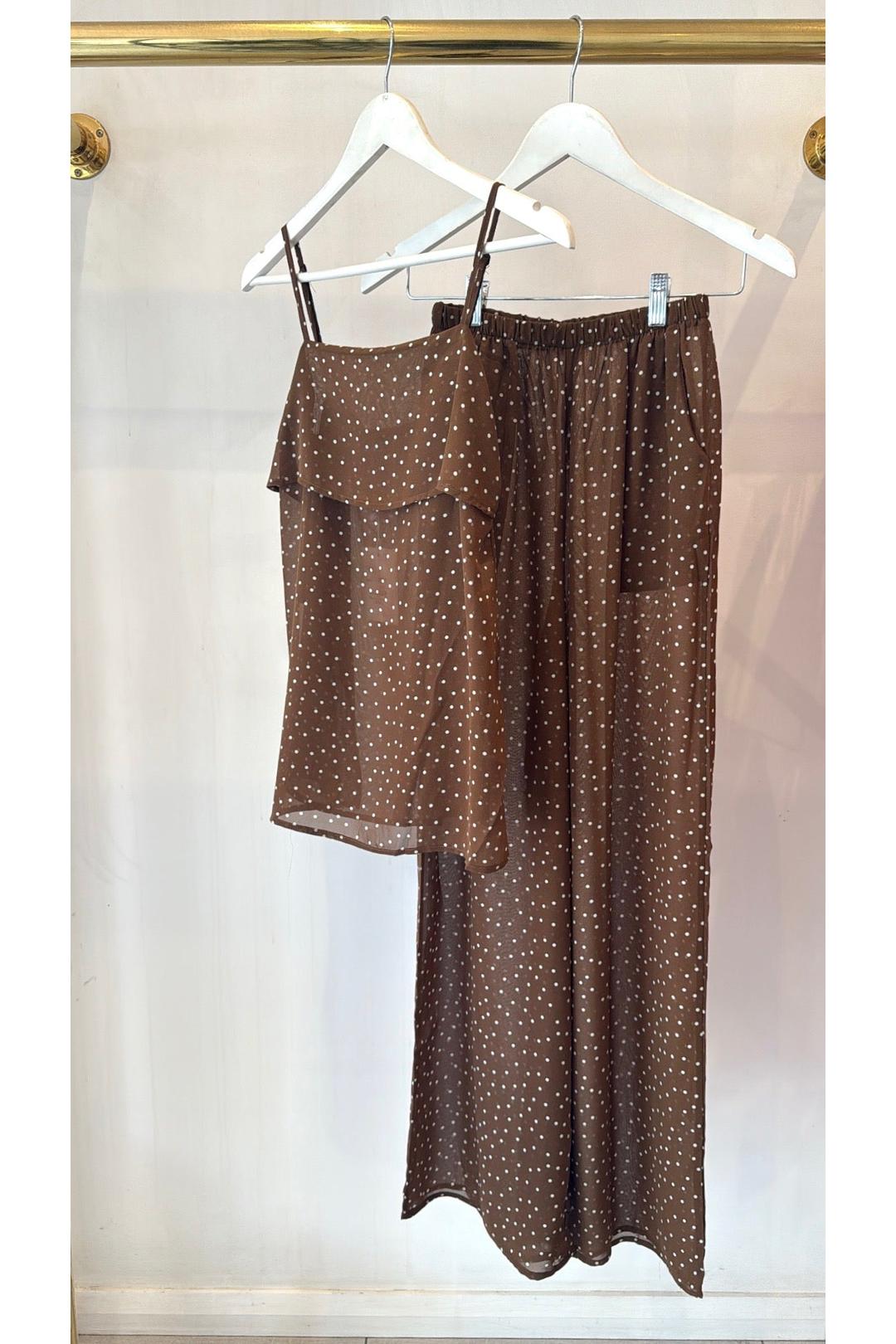 Polka Tunic + Pant set