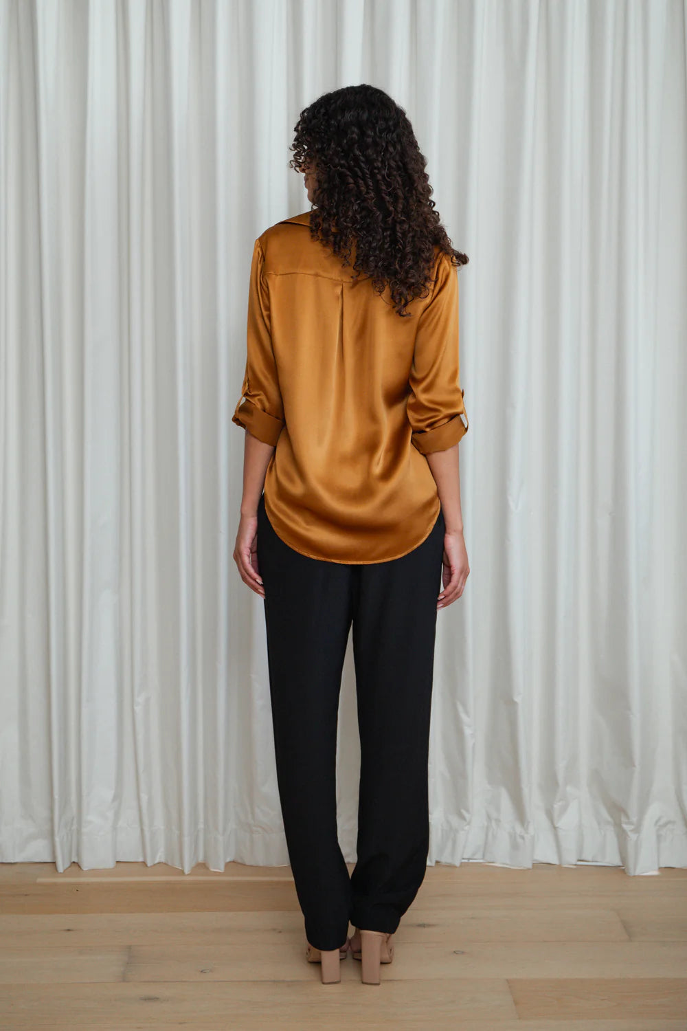 Silhouette shirt, rust