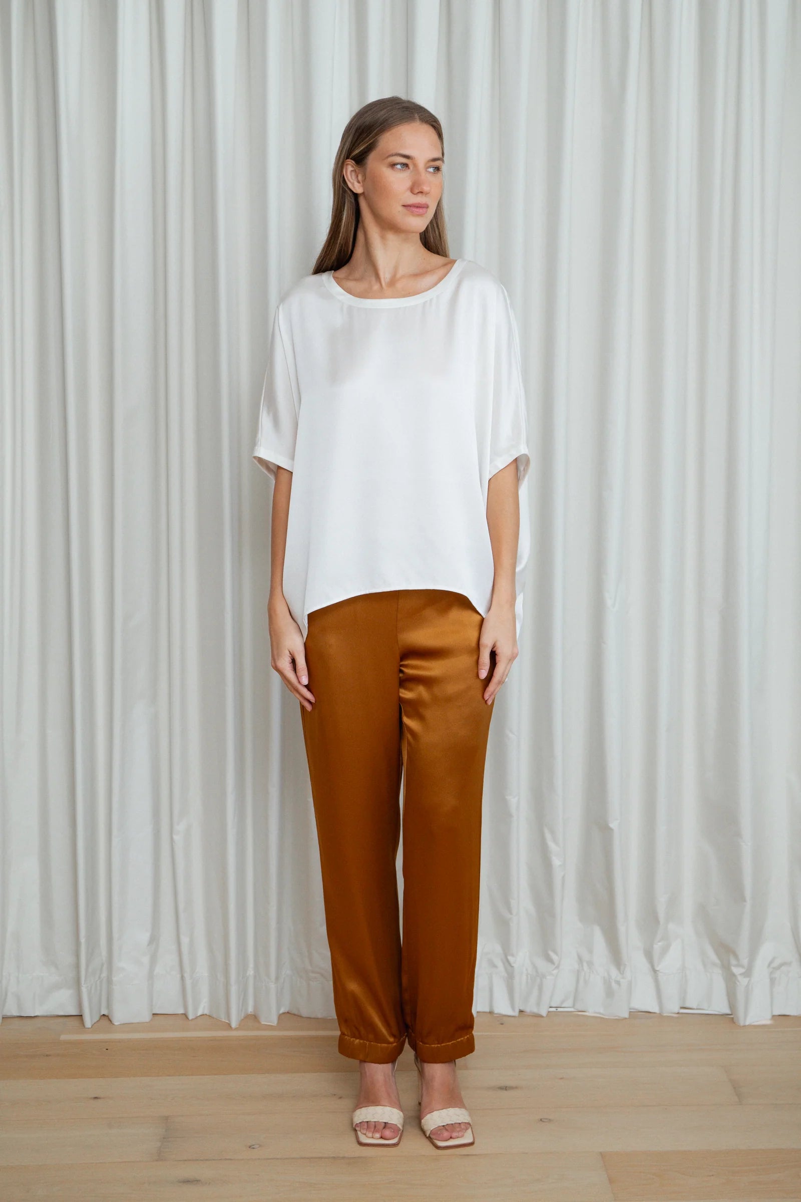 Comfort pant, rust