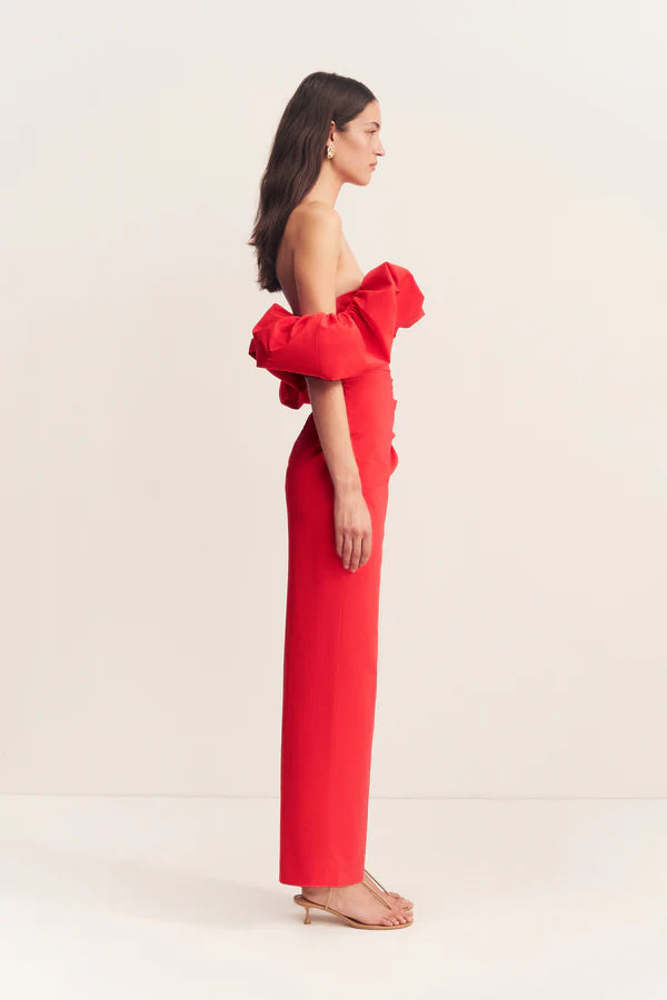 Campbell Off Shoulder Bubble Maxi Dress