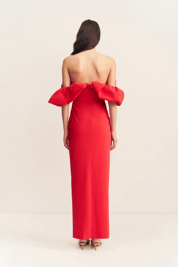 Campbell Off Shoulder Bubble Maxi Dress