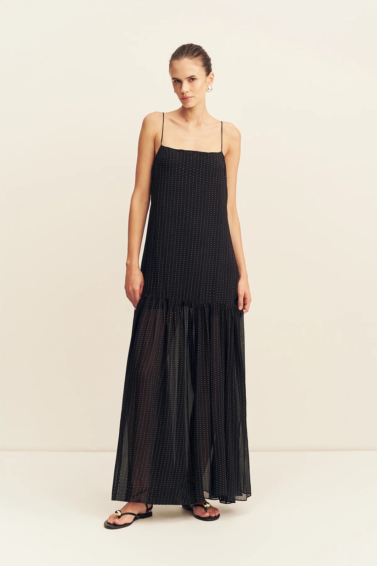 Irving polka dot maxi dress