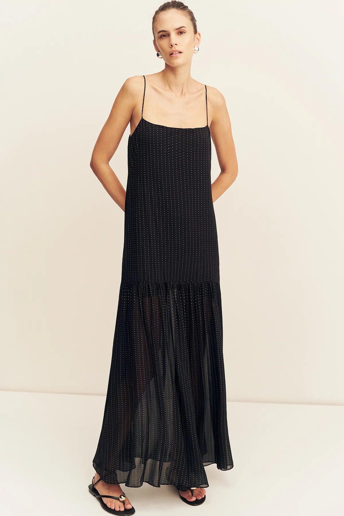 Irving polka dot maxi dress