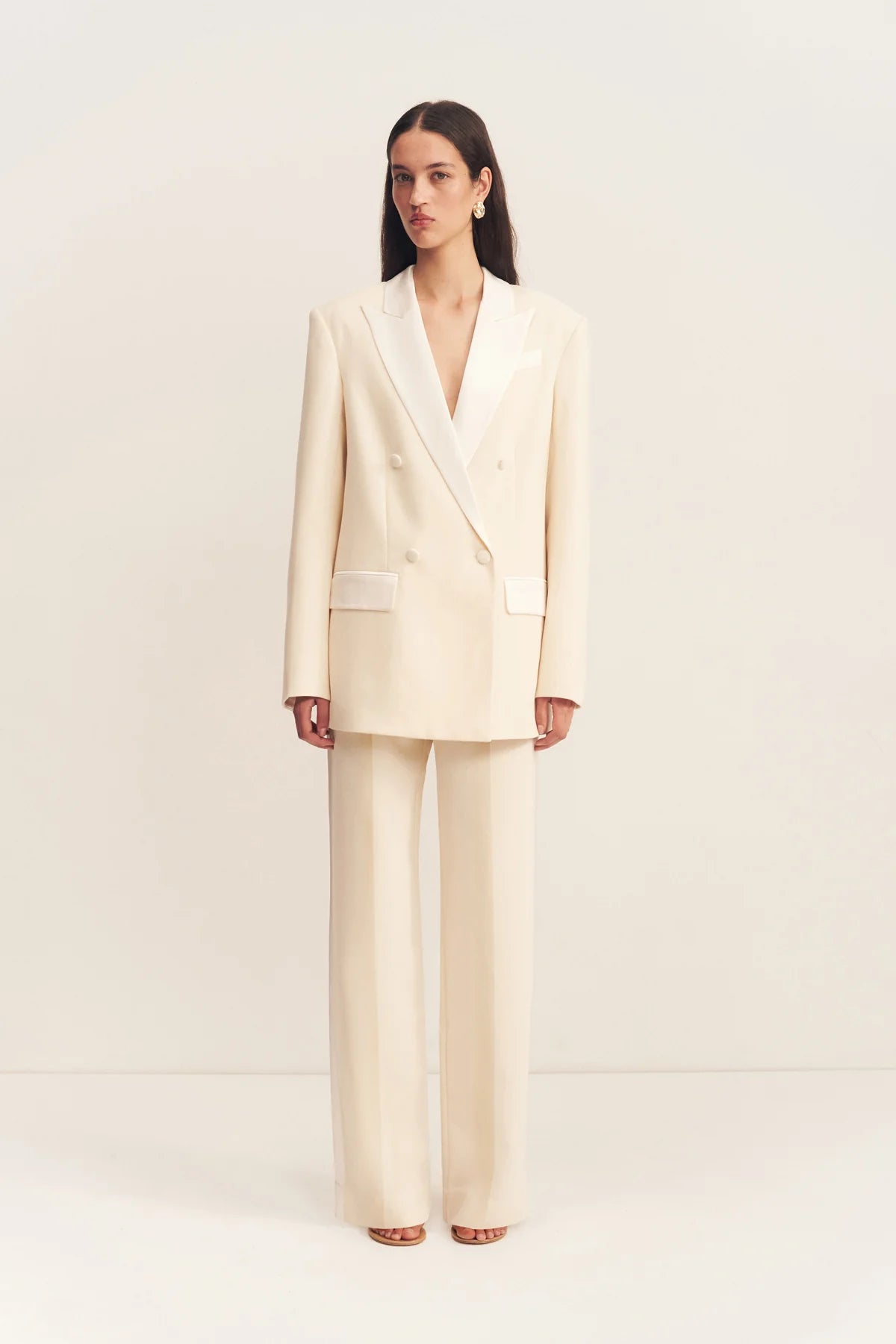 Adri Tuxedo Double Breasted Blazer