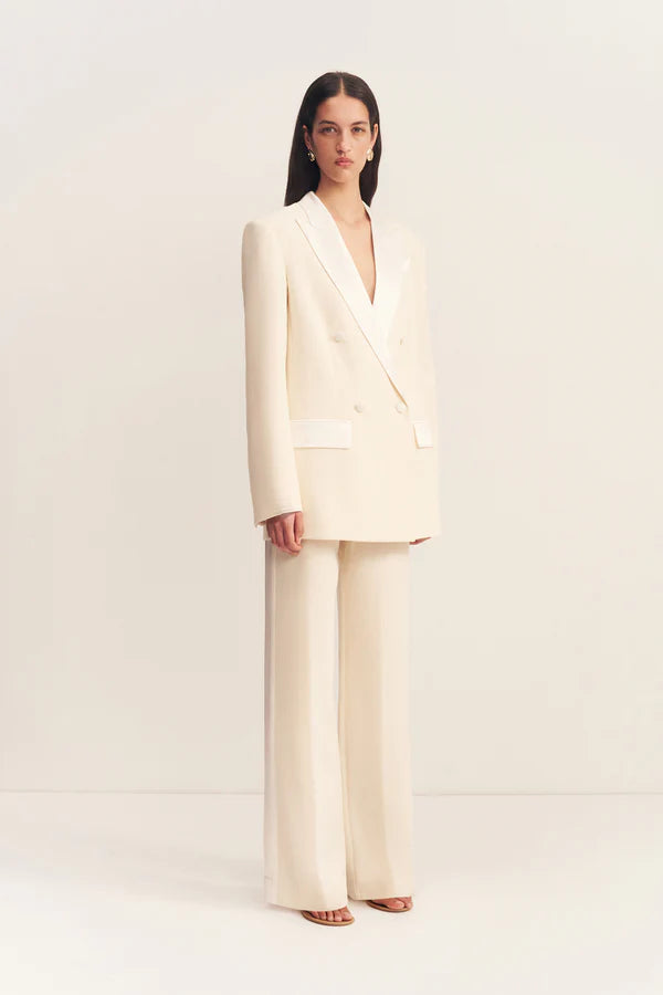 Adri Tuxedo Double Breasted Blazer