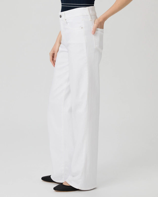 Sasha 32"Wide Leg, crisp white