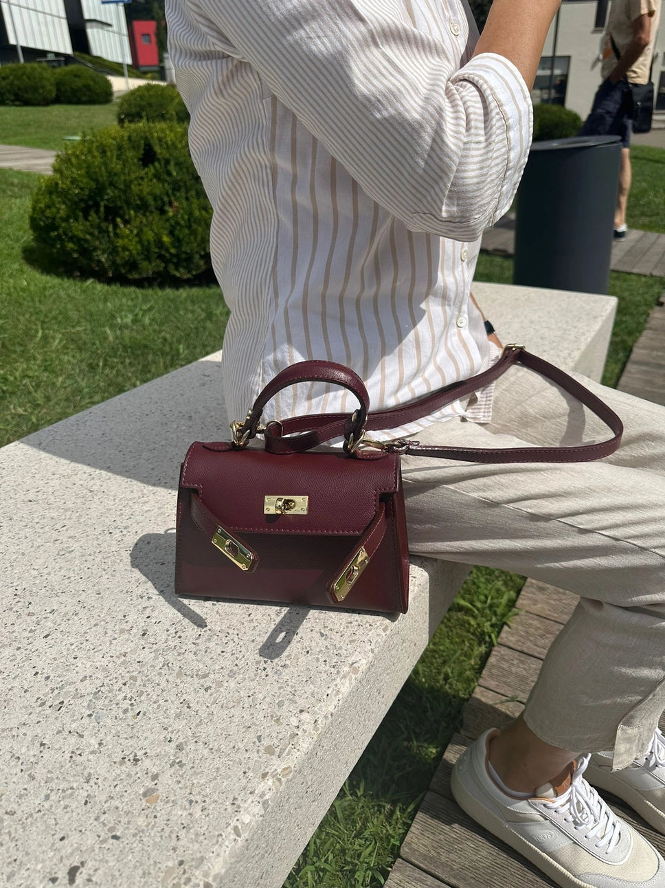 Mini Kay genuine leather bag