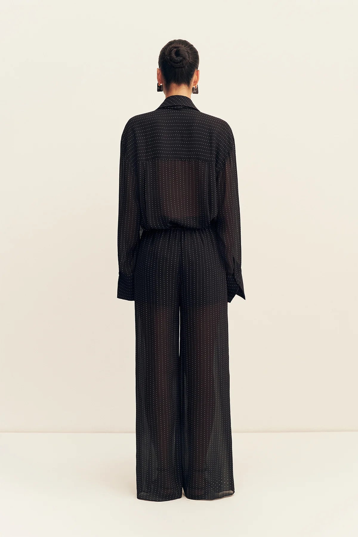 Irving polka dot sheer pant