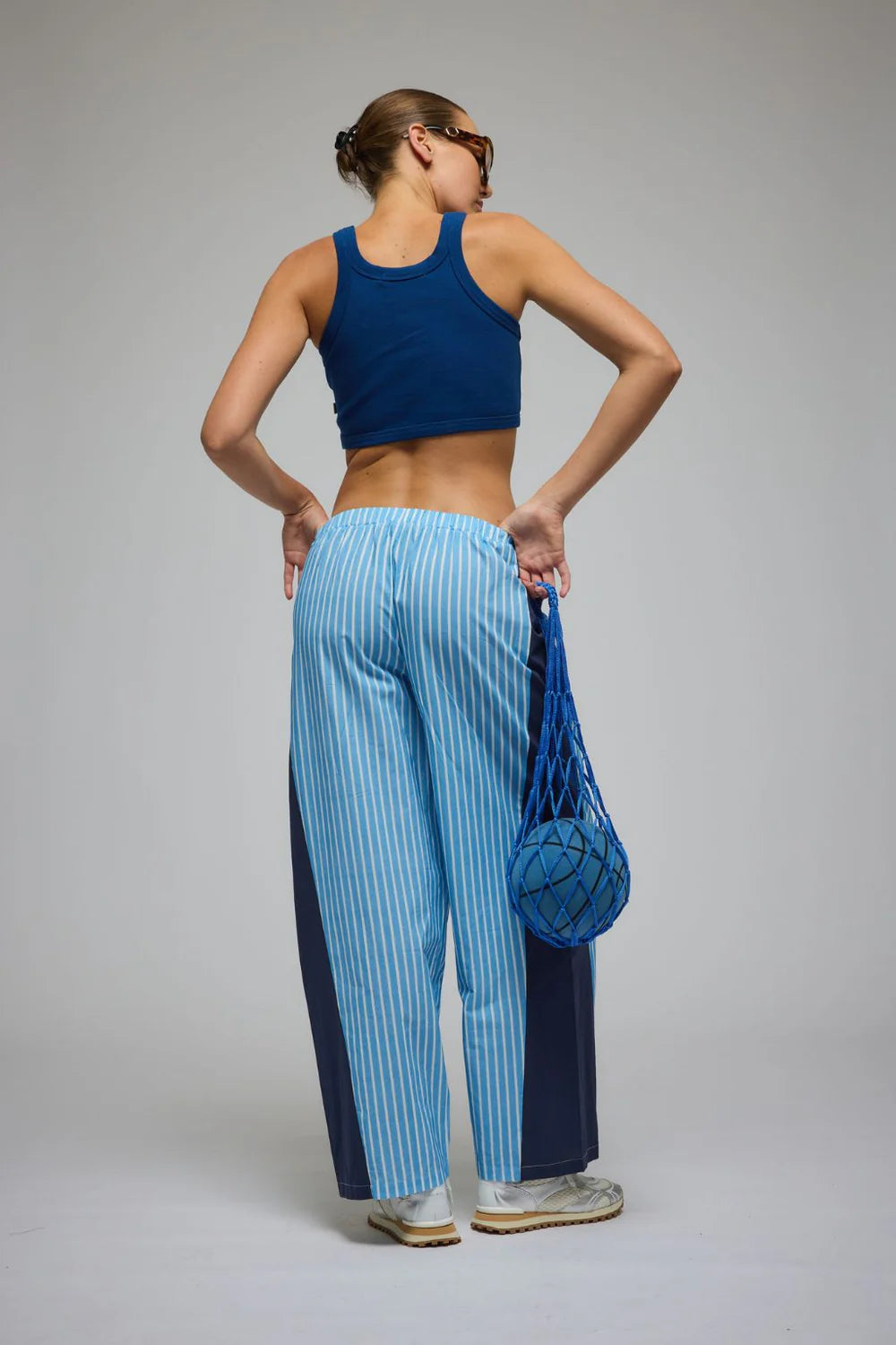 Aj Rib crop top, night sail