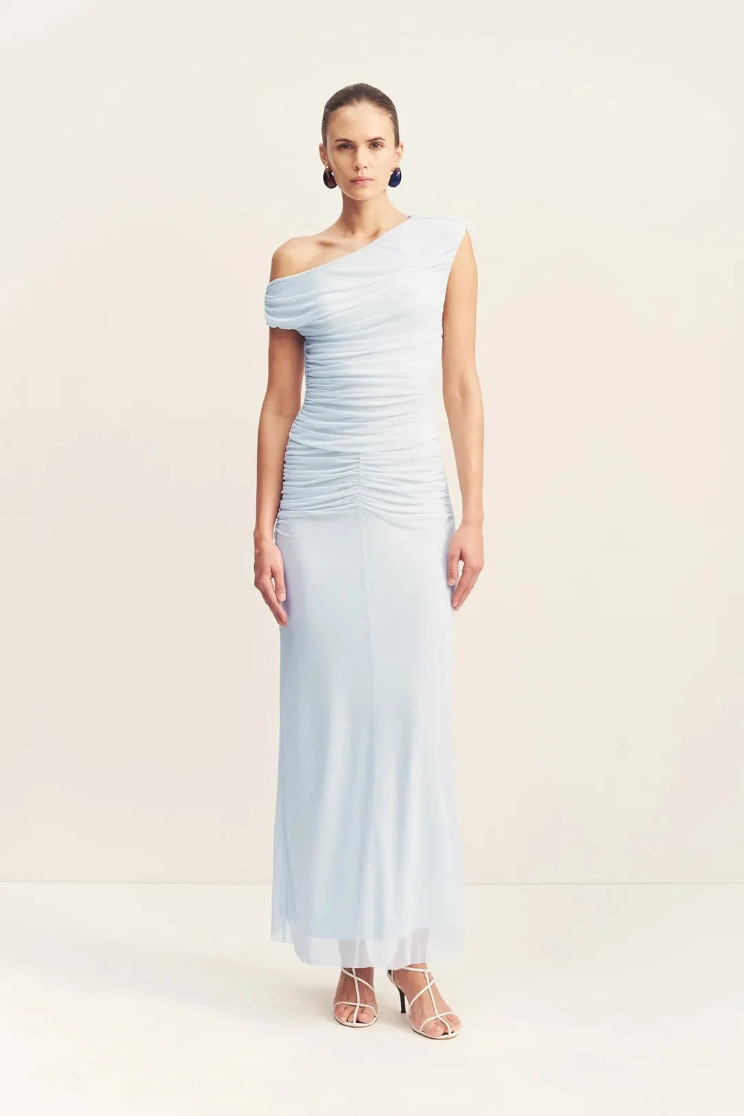 Mira off shoulder maxi dress, sky