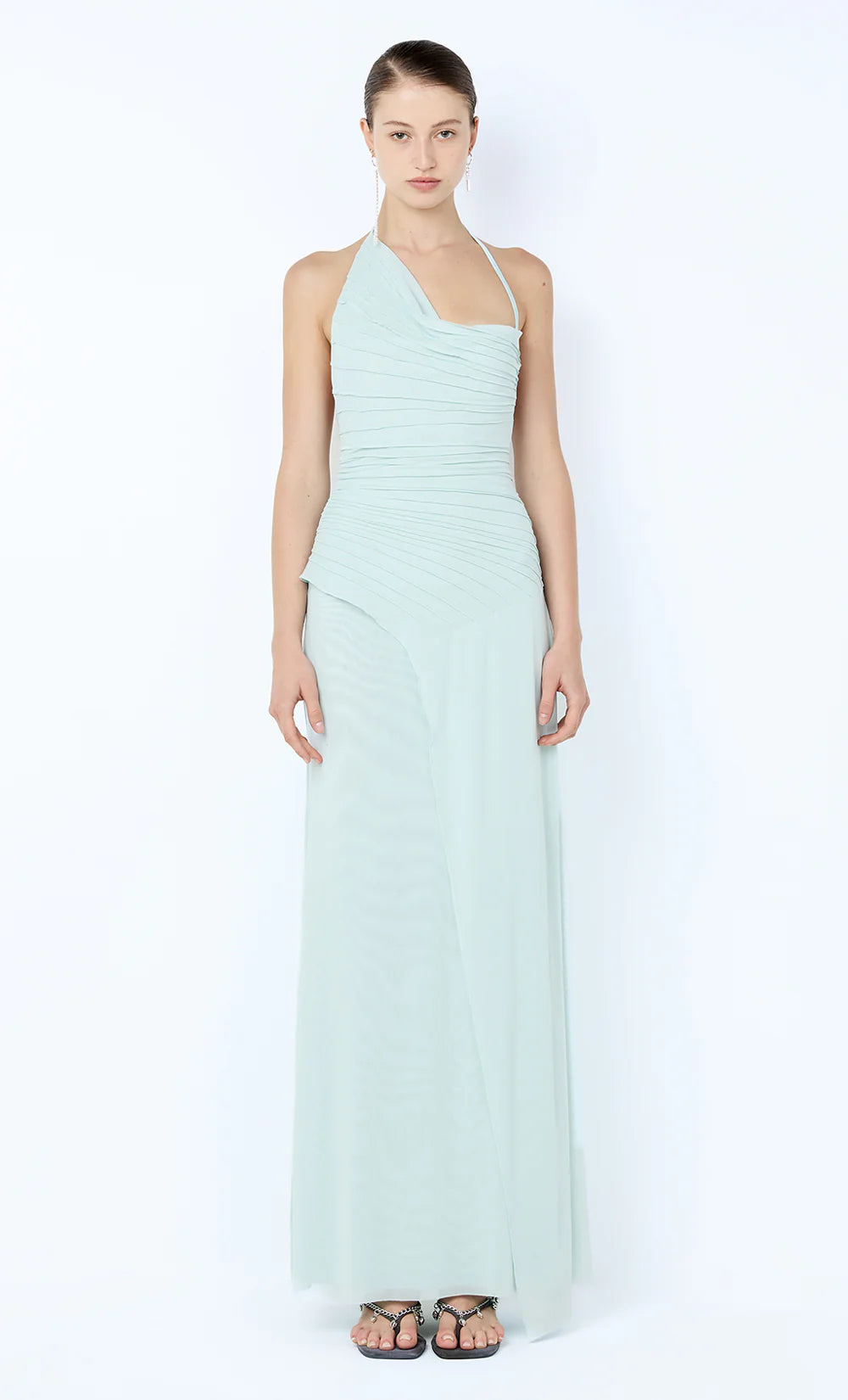 Brenna pintuck maxi dress, spearmint