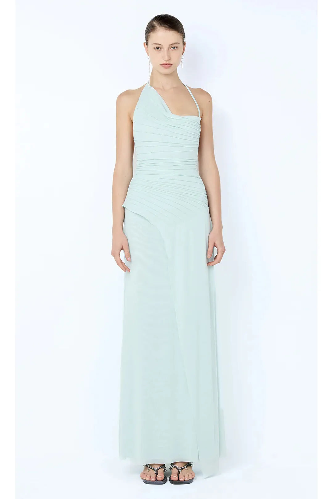 Brenna pintuck maxi dress, spearmint