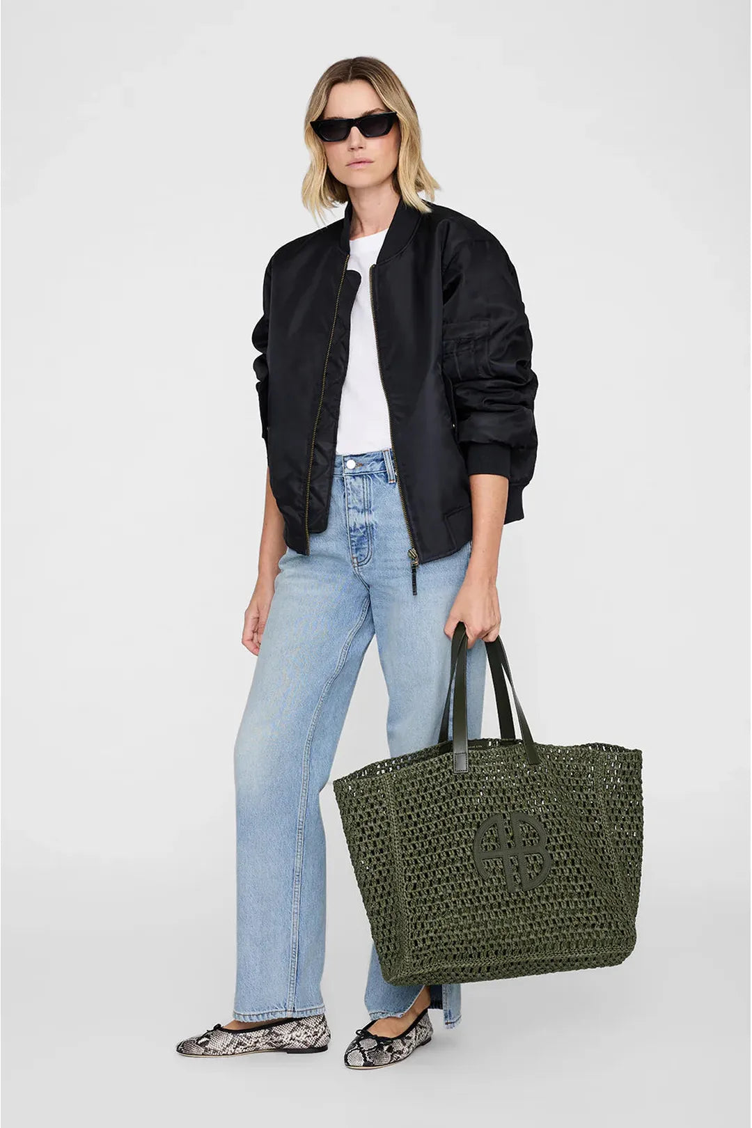 Large rio tote, olive