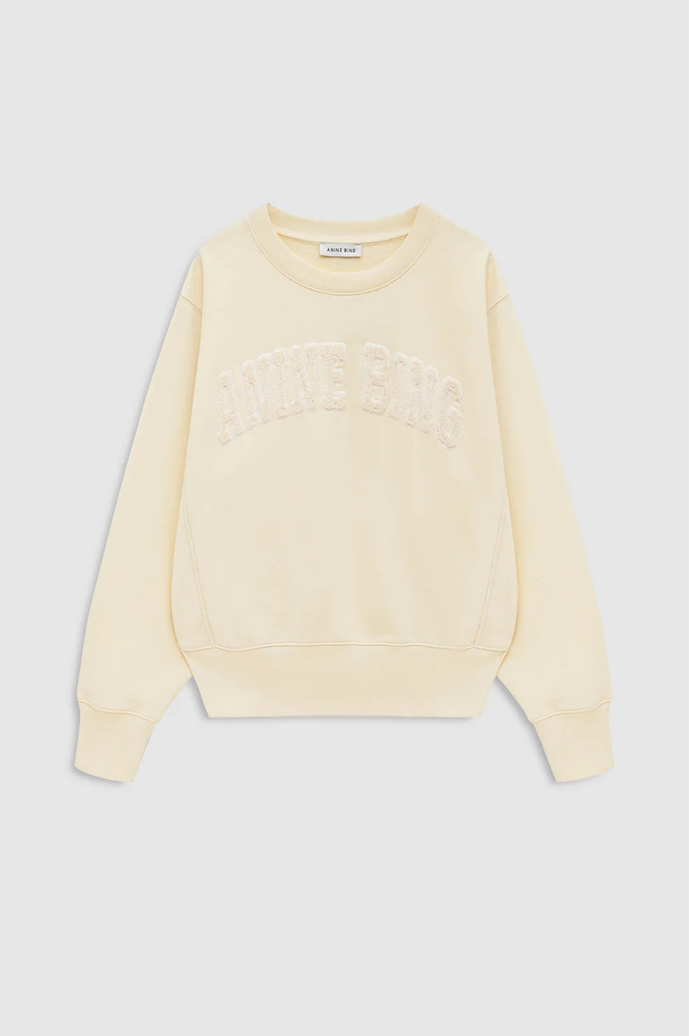 Harry shrunken sweatshirt, butter yellow