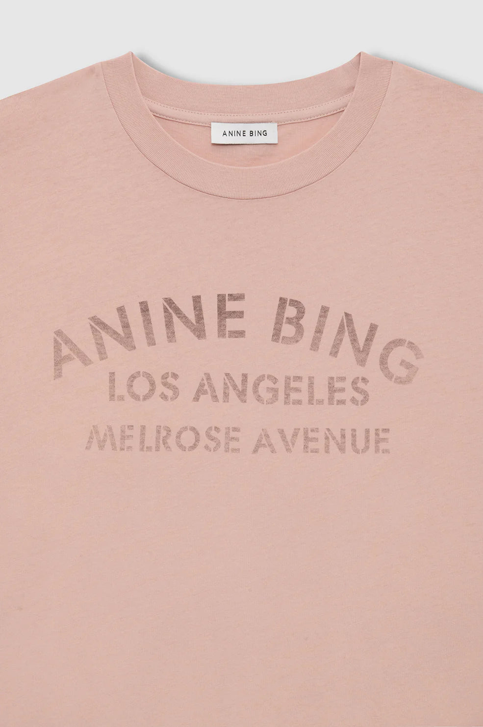 Ivan long sleeve melrose stencil, washed blush
