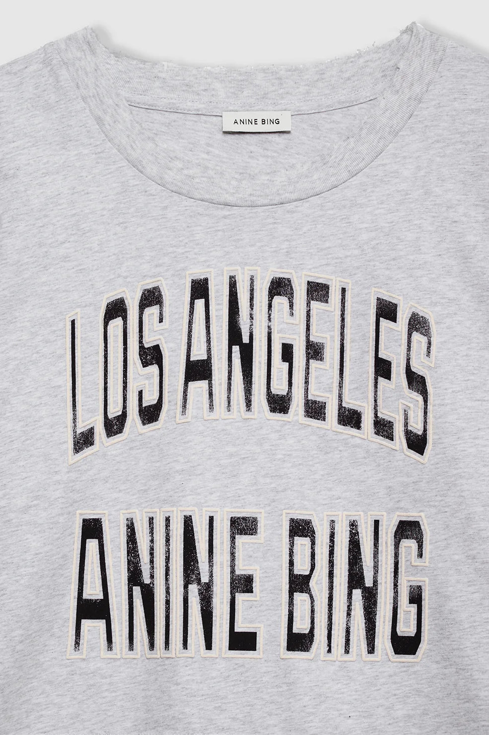 Johnny cropped tee, grey