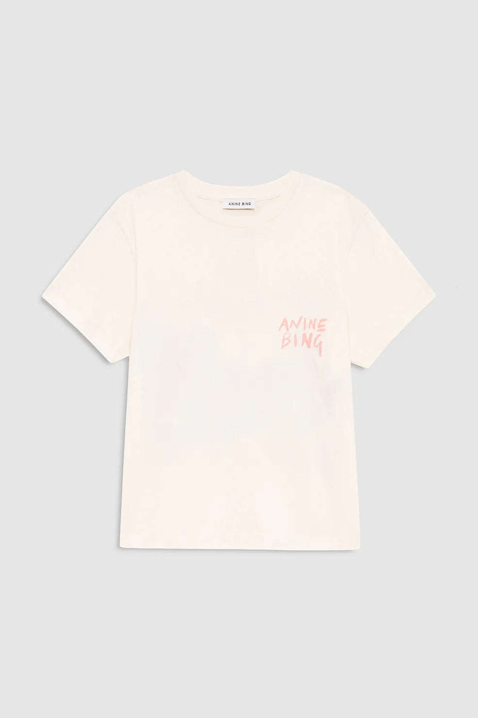 Shelley tee surfer, washed buttercream