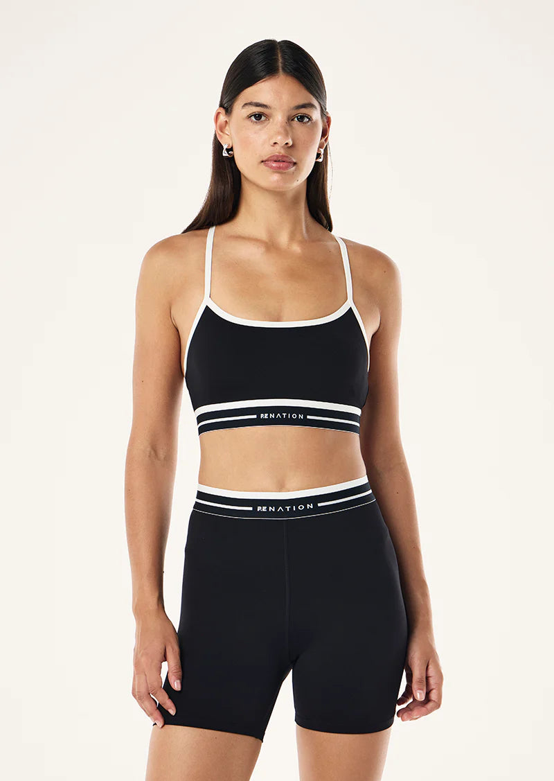 Advantage sports bra, black/whisper white